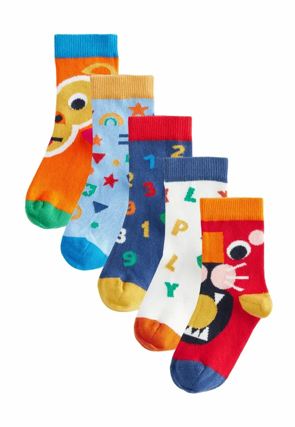 RICH 5 PACK - Socken - blue ecru red nursery alphabet