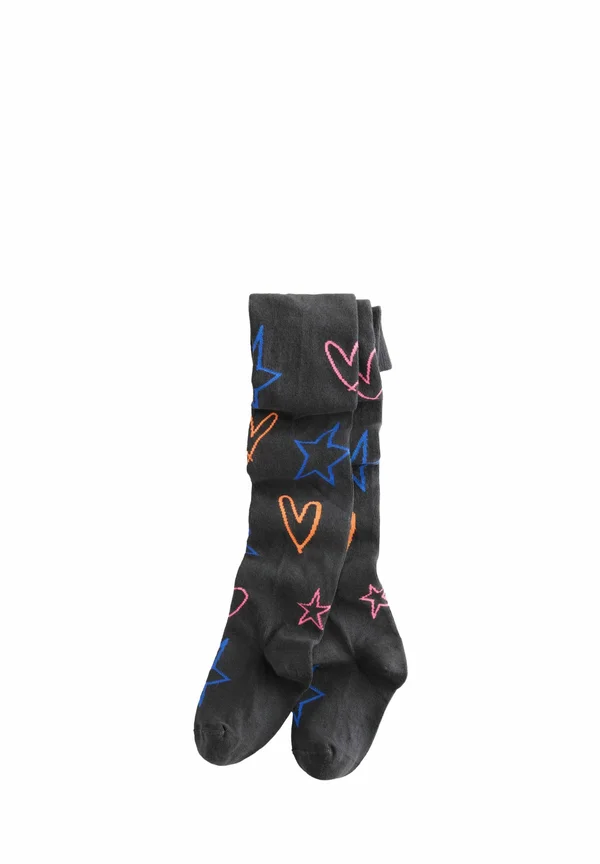 RICH HEART PRINT 1 PACK - Strumpfhose - charcoal grey