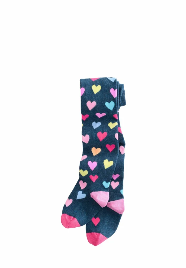 RICH HEART PRINT - Strumpfhose - navy blue multi