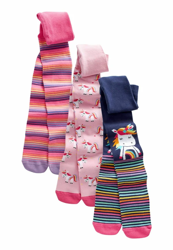RICH UNICORN 3 PACK REGULAR FIT - Strumpfhose - pink and navy