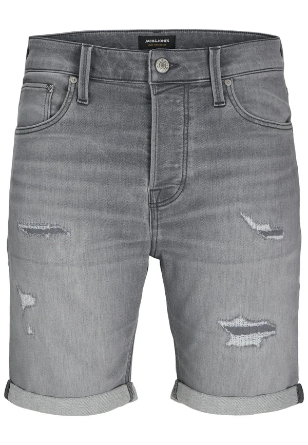 RICK ICON - Jeans Shorts - grau