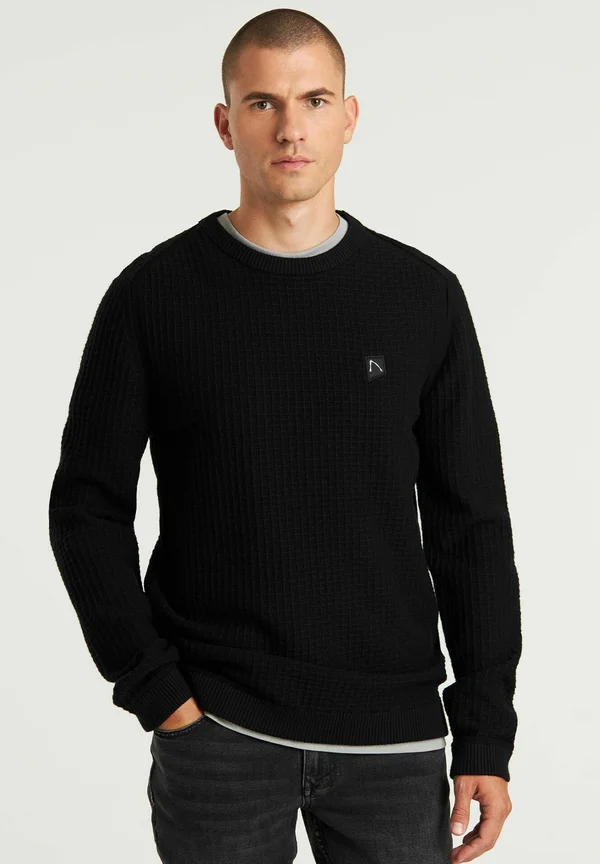 RICO - Strickpullover - black
