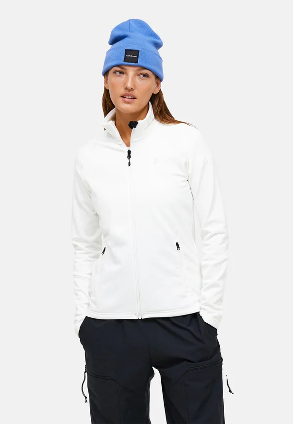 RIDER ESSENTIALS ZIP - Fleecejacke - weiss