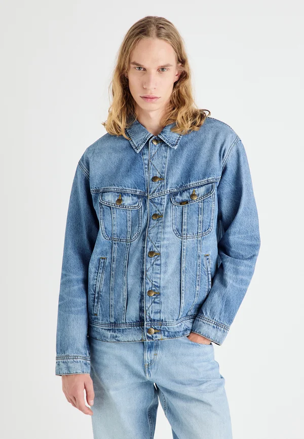 RIDER JACKET - Jeansjacke - sandstorm