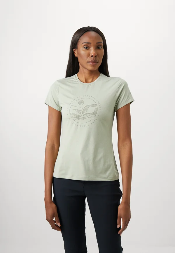 RIDGE™ GRAPHIC TEE - Sport T-Shirt - safari
