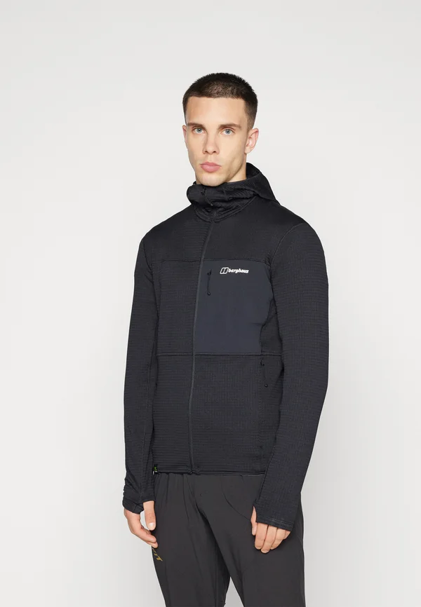 RIDGE HIKER HOODY - Sweatjacke - black