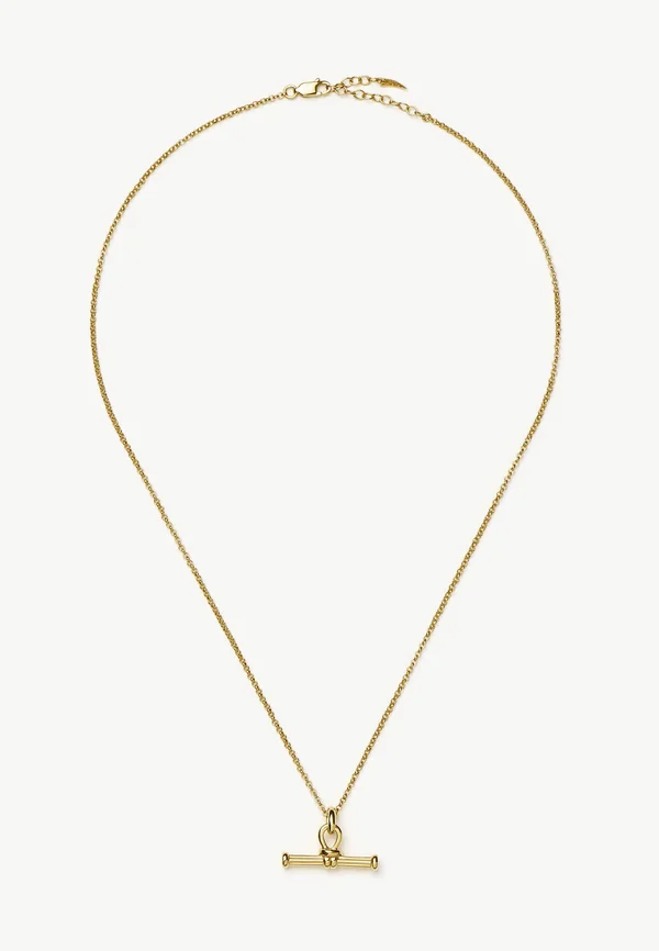 RIDGE T-BAR CHAIN - Halskette - gold-coloured