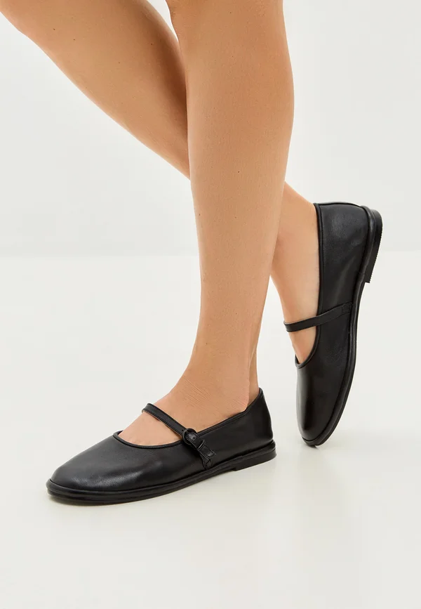 Riemchenballerina - black