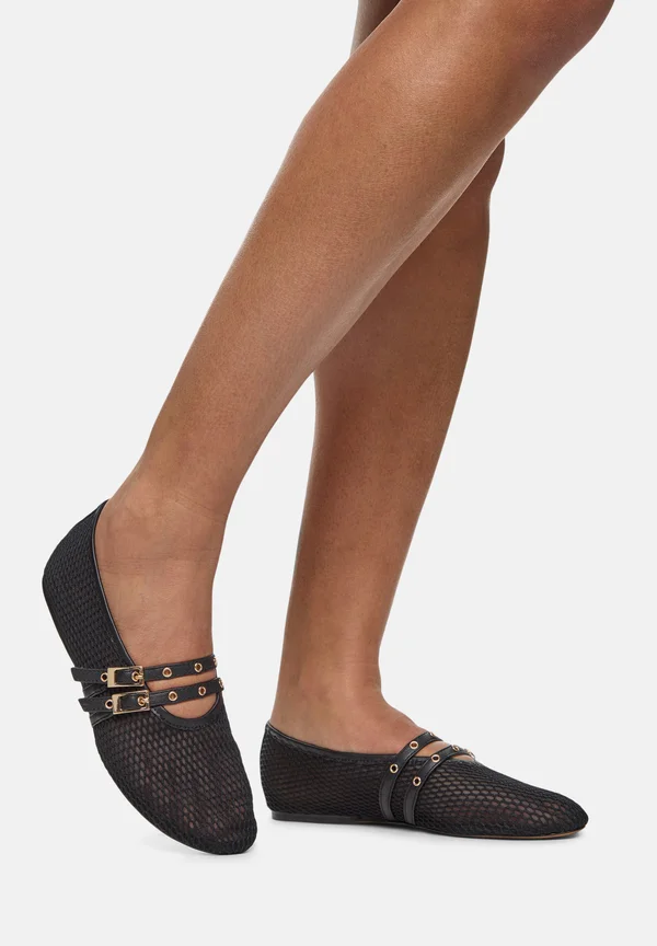 Riemchenballerina - black