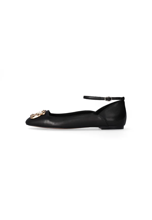 Riemchenballerina - black
