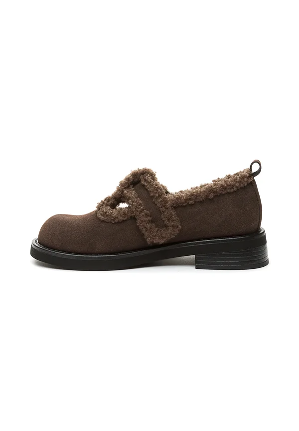 Riemchenballerina - brown