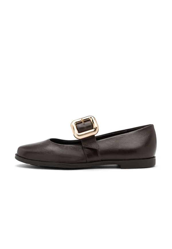 Riemchenballerina - brown
