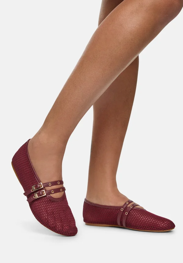 Riemchenballerina - dark red