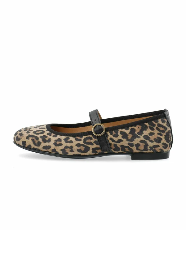 Riemchenballerina - leopard print