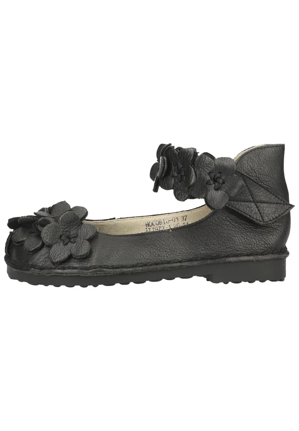 Riemchenballerina - noir