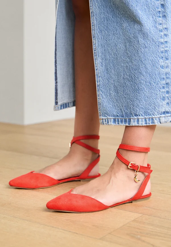 Riemchenballerina - red