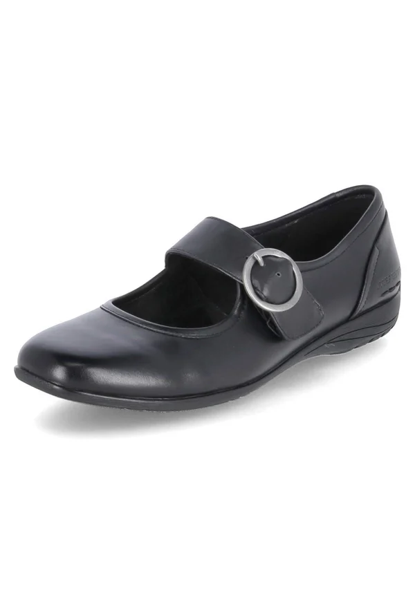 Riemchenballerina - schwarz