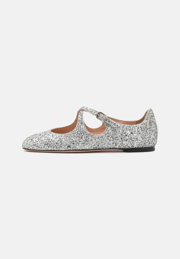 Riemchenballerina - silver