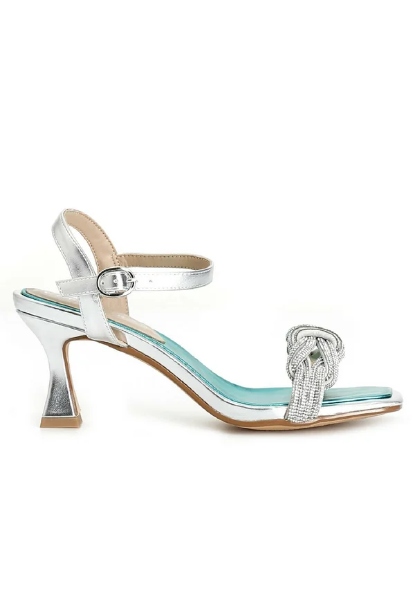 Riemensandalette - argento