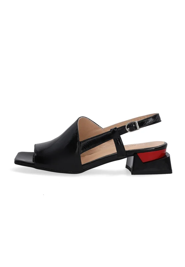 Riemensandalette - black