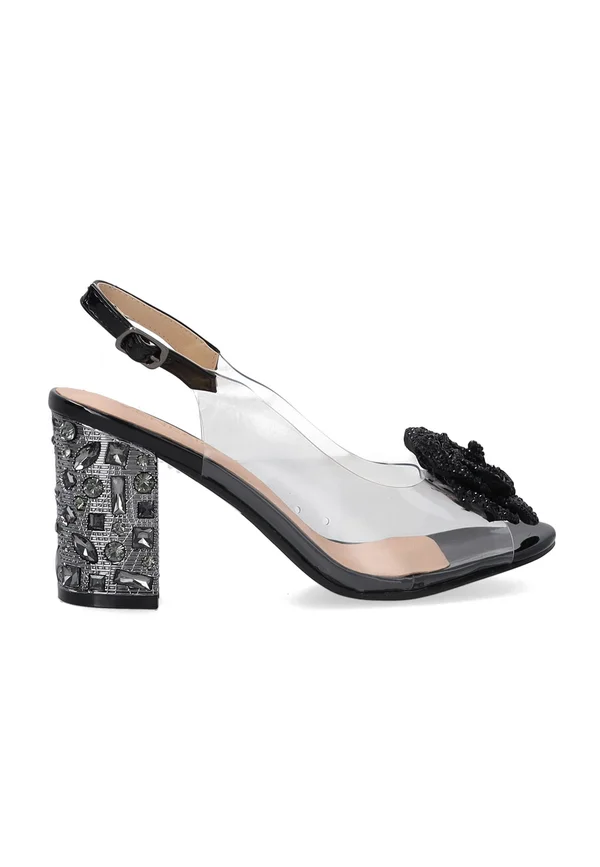 Riemensandalette - black