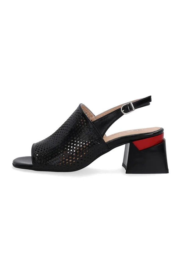 Riemensandalette - black