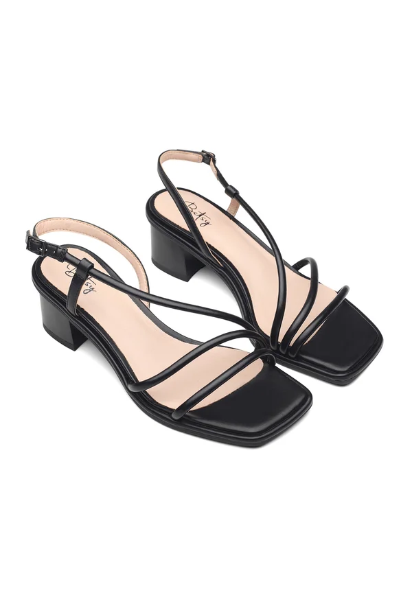 Riemensandalette - black