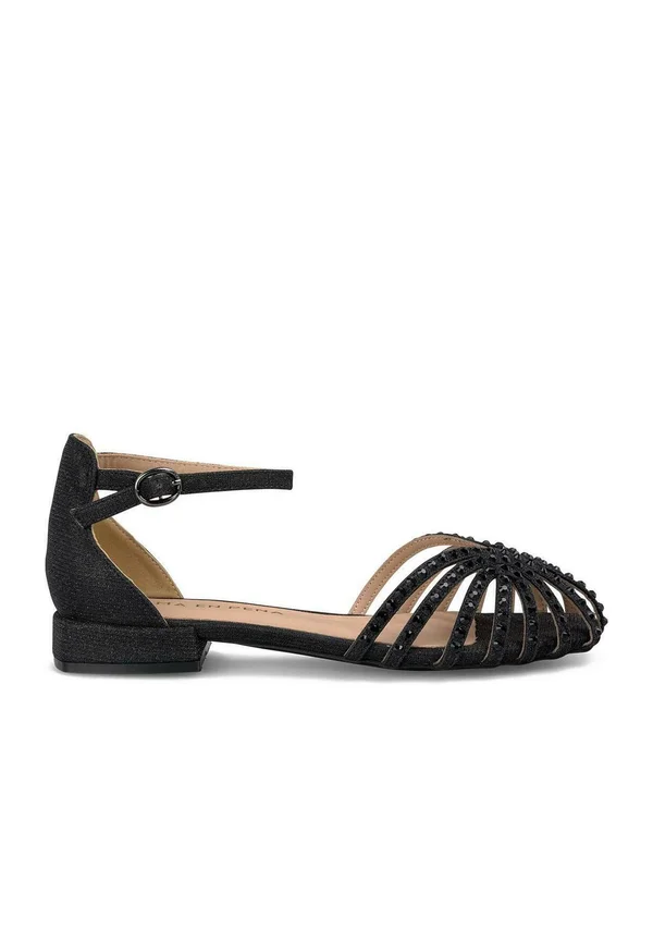 Riemensandalette - black