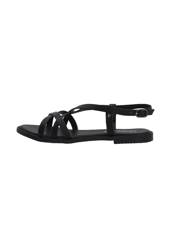 Riemensandalette - black