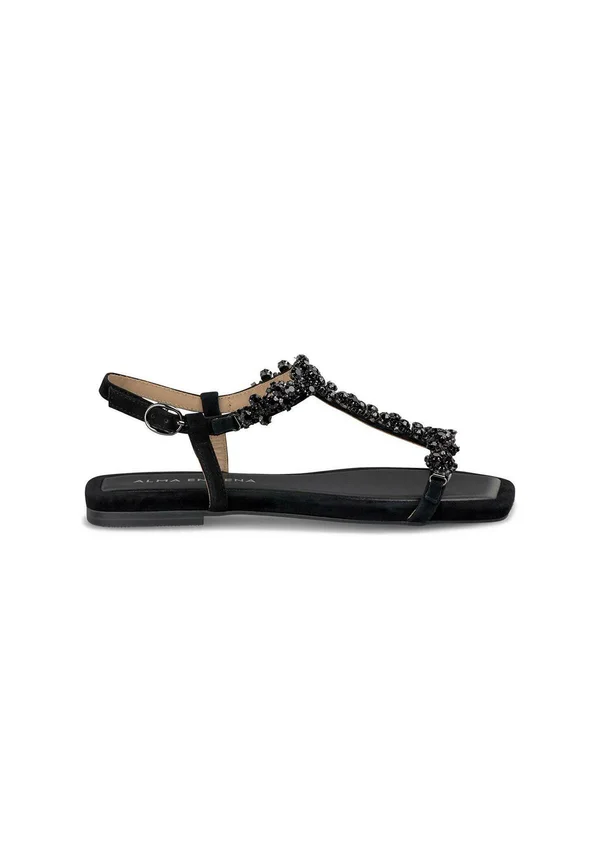 Riemensandalette - black