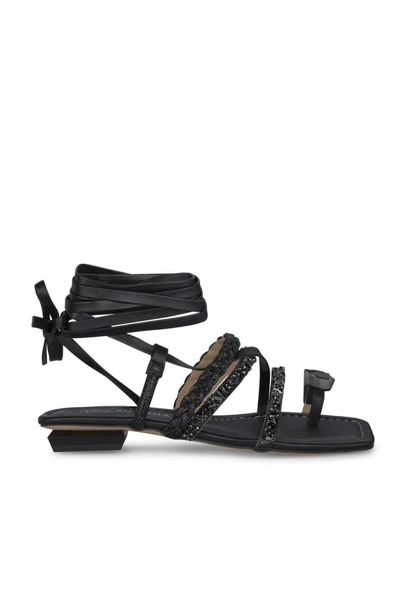 Riemensandalette - black