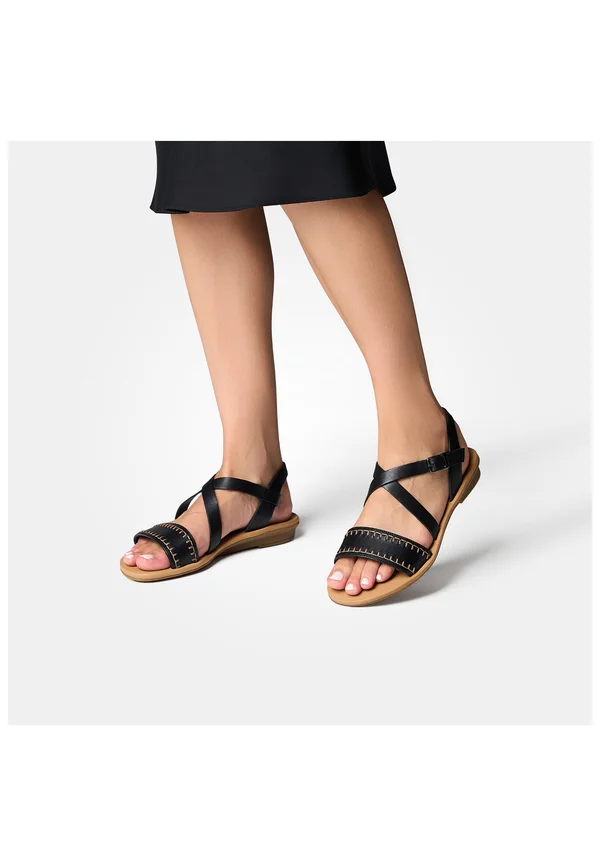 Riemensandalette - black