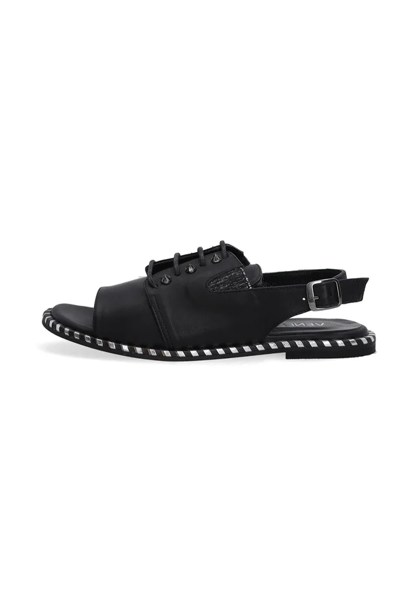 Riemensandalette - black