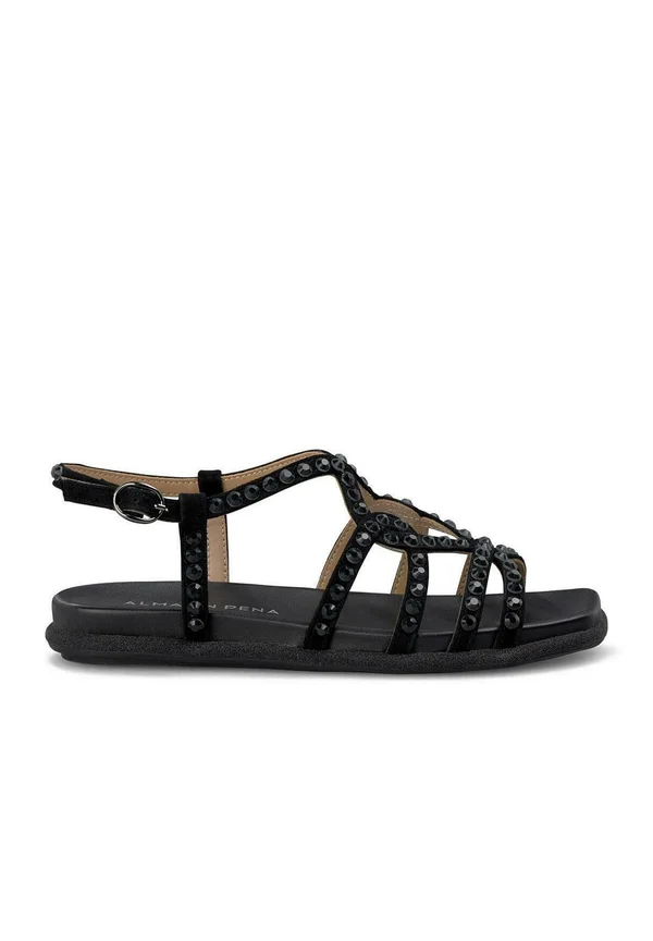 Riemensandalette - black