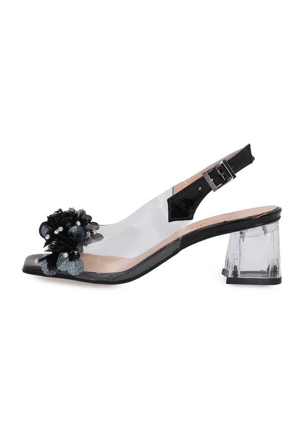 Riemensandalette - black