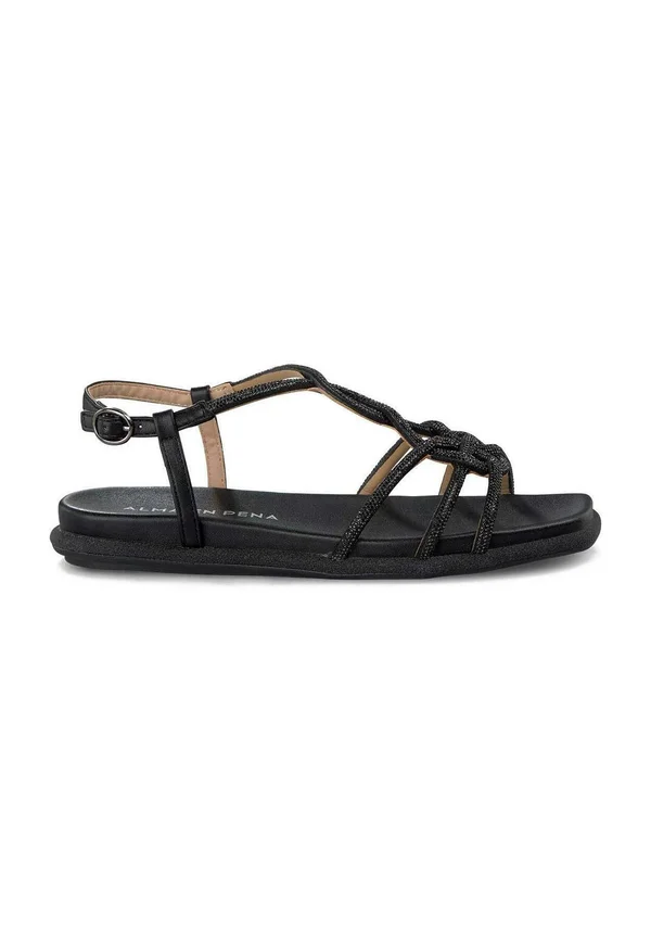Riemensandalette - black