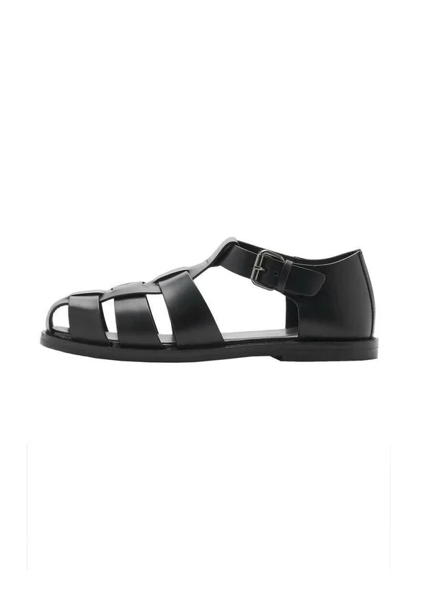Riemensandalette - black