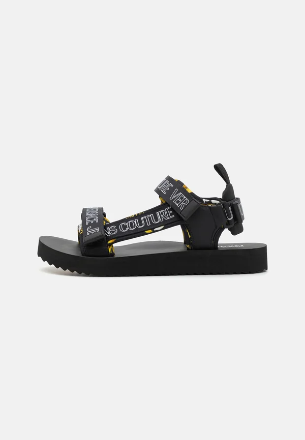 Riemensandalette - black/gold
