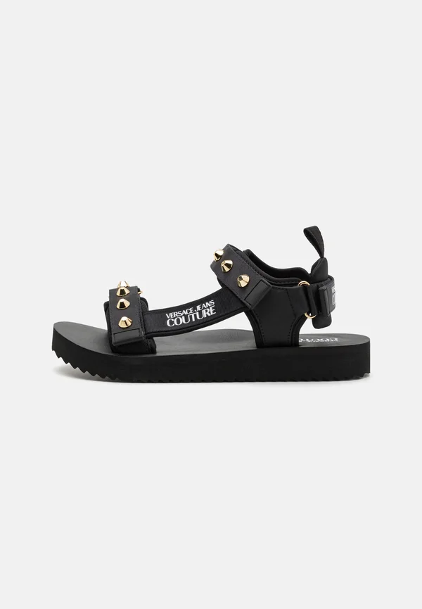 Riemensandalette - black/gold