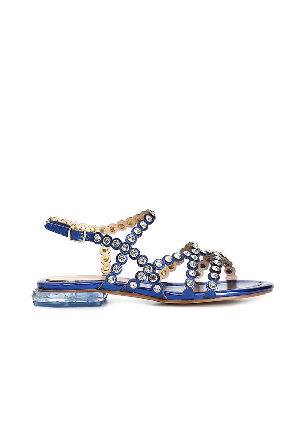 Riemensandalette - blue