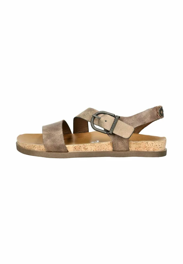 Riemensandalette - brown multi