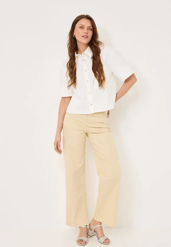 Riemensandalette - champagne