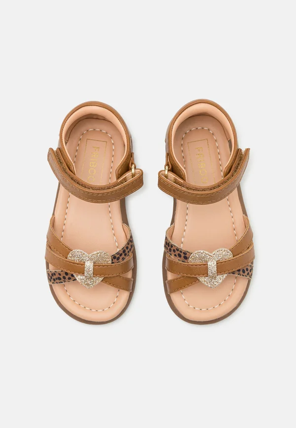 Riemensandalette - cognac