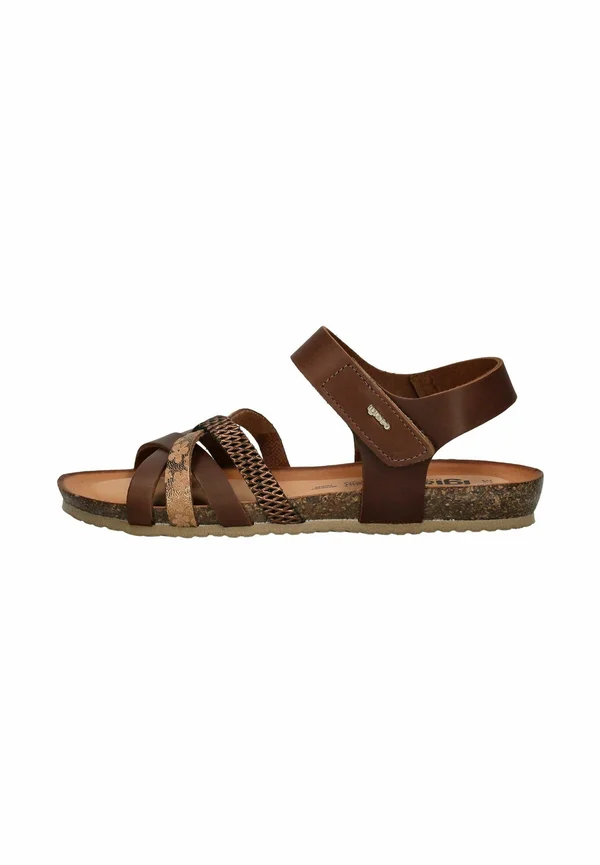 Riemensandalette - cognac