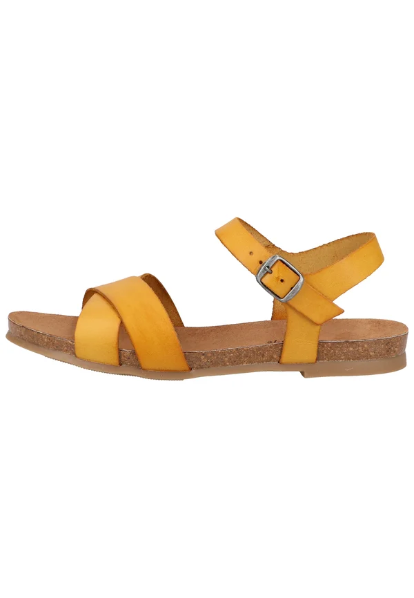 Riemensandalette - gelb