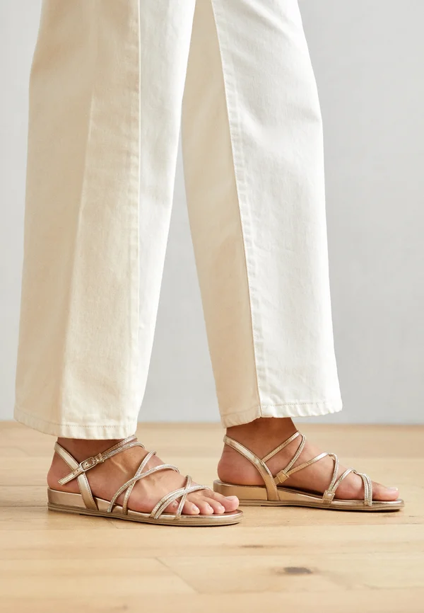 Riemensandalette - light gold