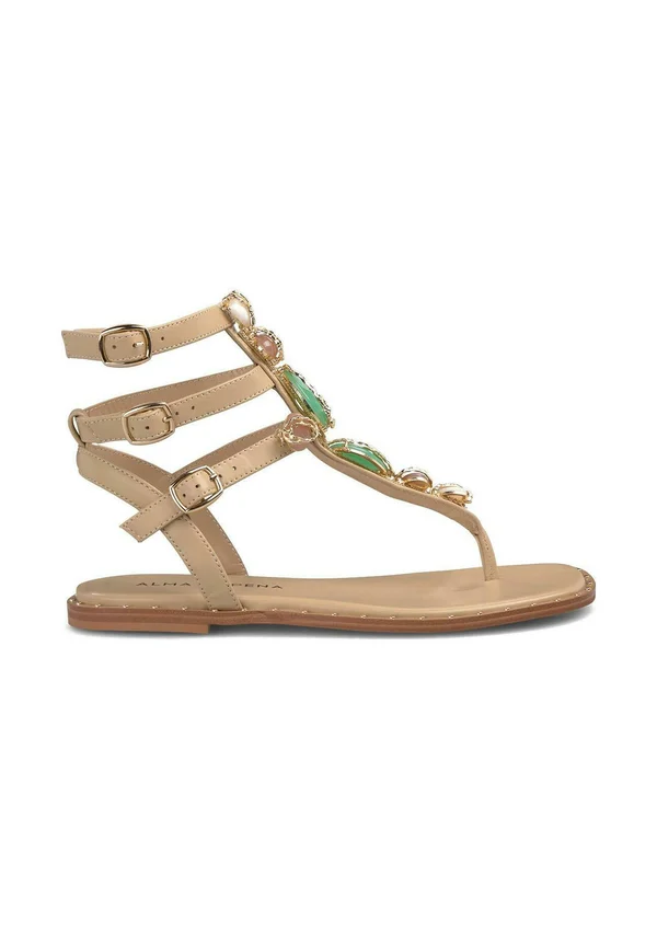 Riemensandalette - marrón claro