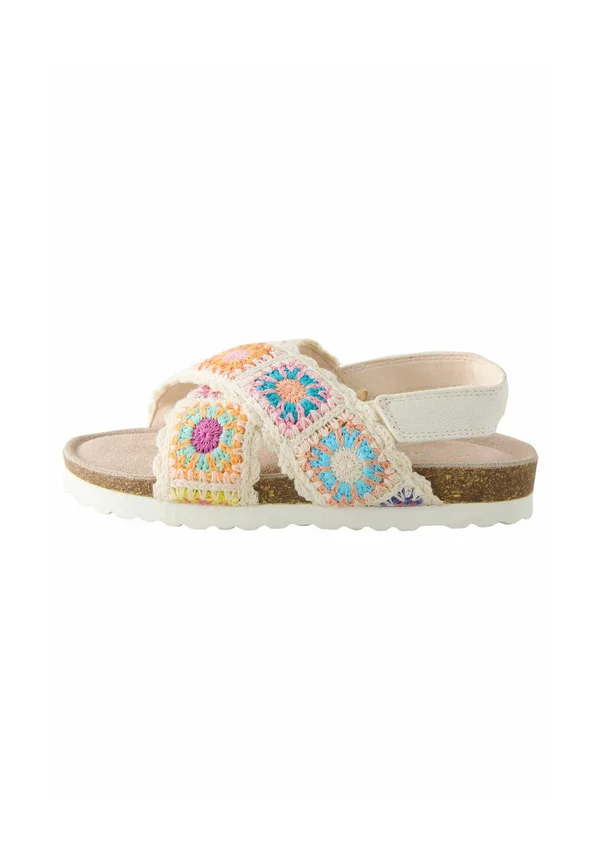 Riemensandalette - multicolour crochet