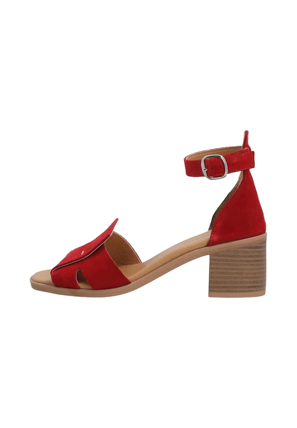 Riemensandalette - red