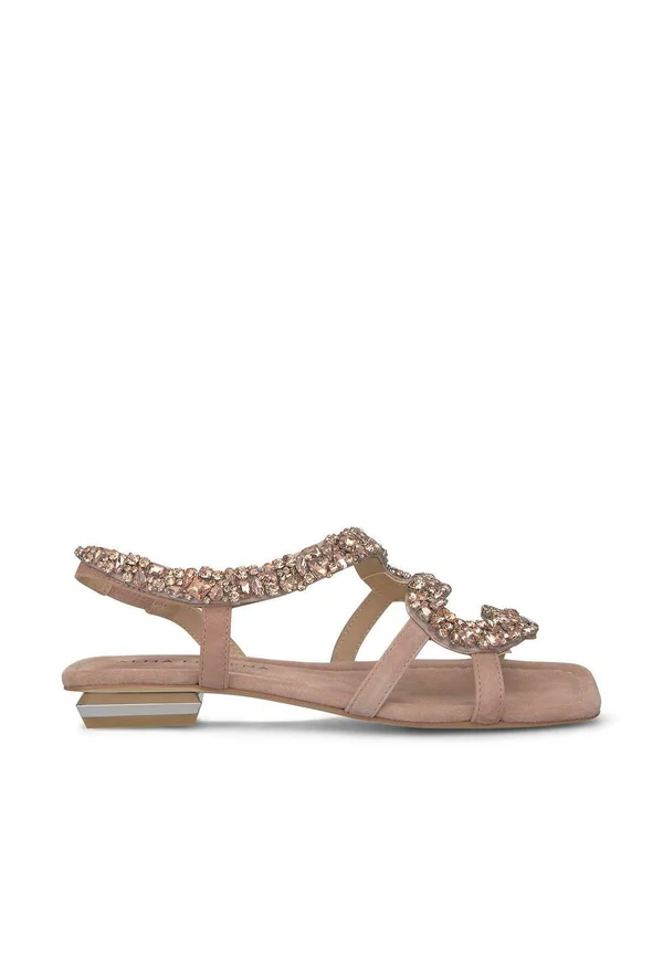 Riemensandalette - rosa claro